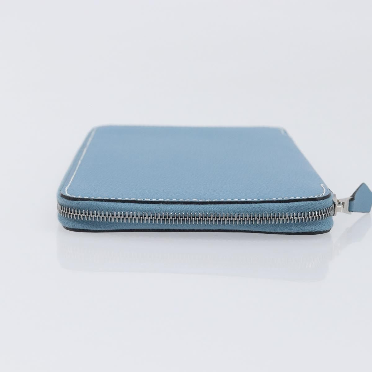 Hermes Vision Ii Agenda Epsom Blue Leather Wallets Accessory (Pre-Owned)