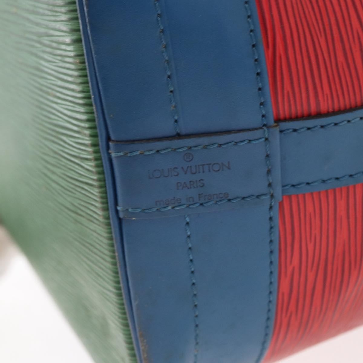 Louis Vuitton Tricolor Noe Epi Leather Red Leather Shoulder Bag Bag (Pre-Owned)