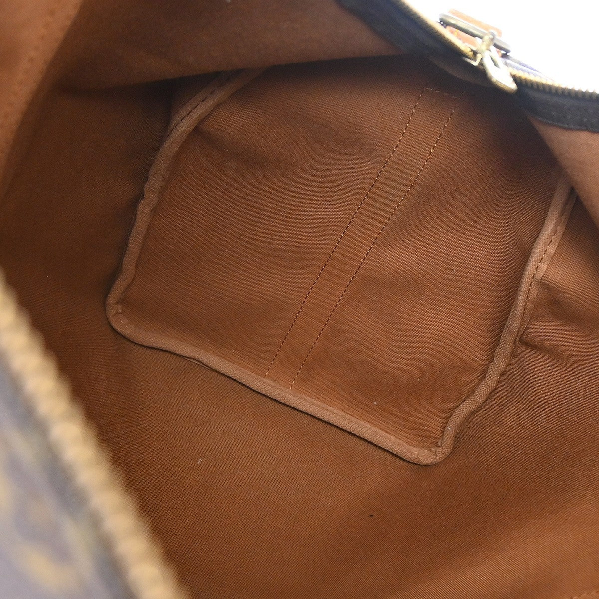 Louis Vuitton Keepall Bandoulière Monogram Brown Canvas Travel Bag Bag (Pre-Owned)
