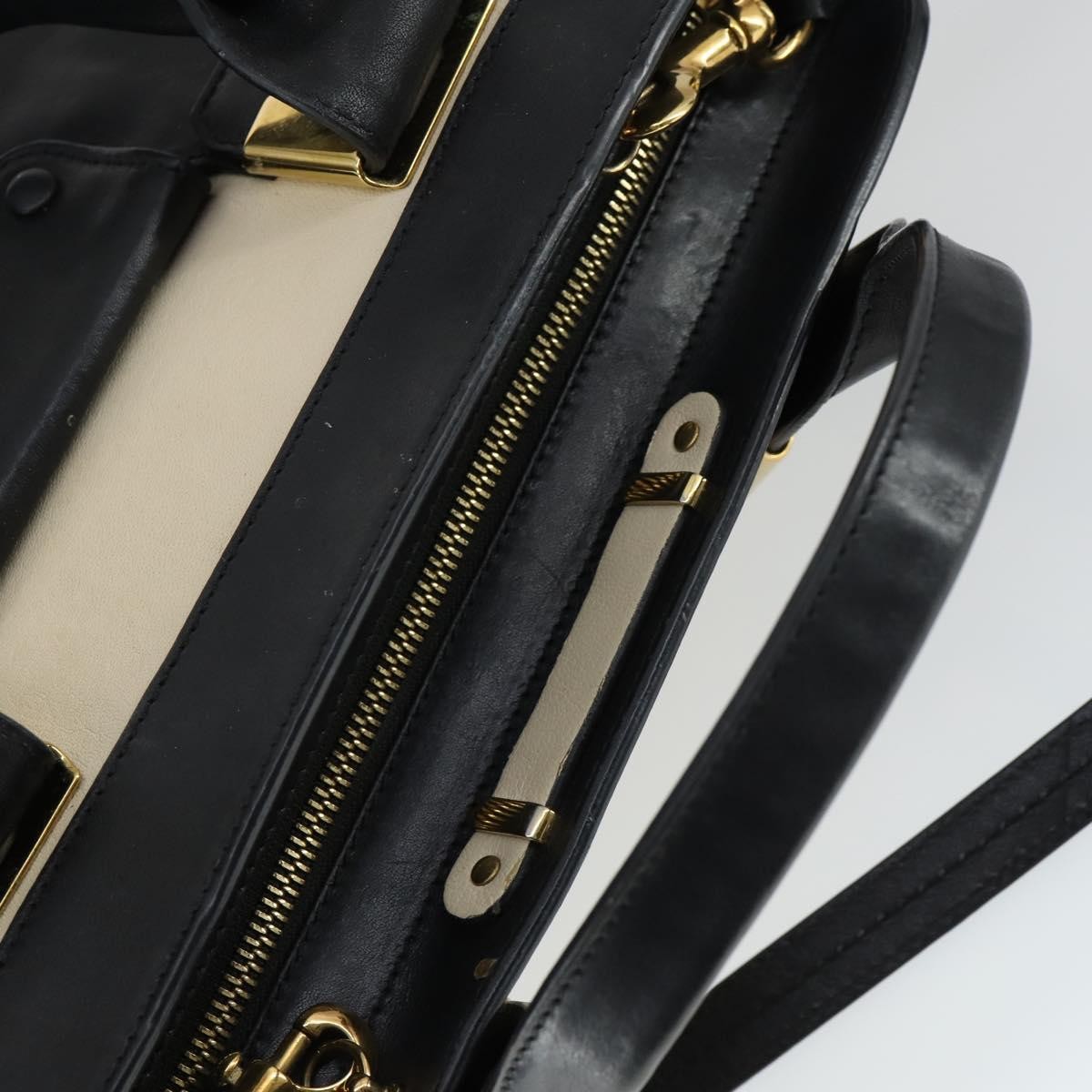 Chloe Alice Satchel Leather White Leather Handbag (Pre-Owned)