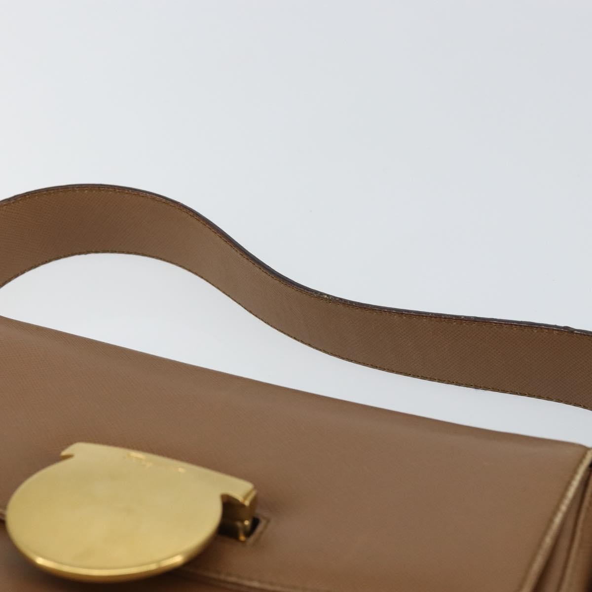 Salvatore Ferragamo Vintage Leather Brown Leather Handbag (Pre-Owned)