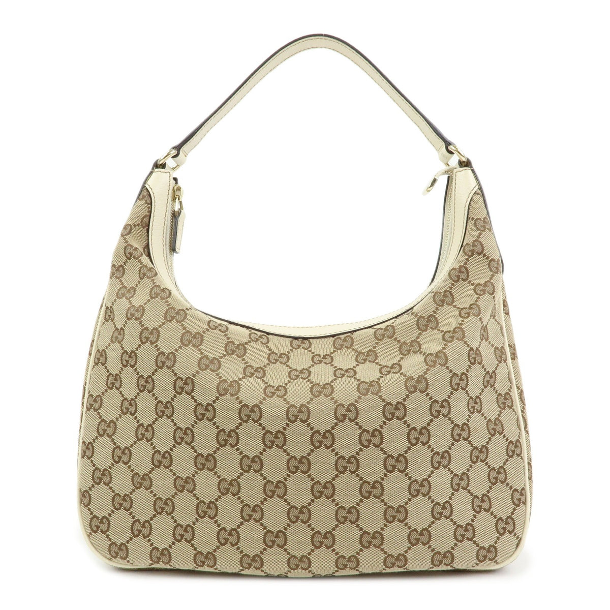 Gucci Shoulder Canvas Beige Canvas Shoulder Bag Bag (Pre-Owned)