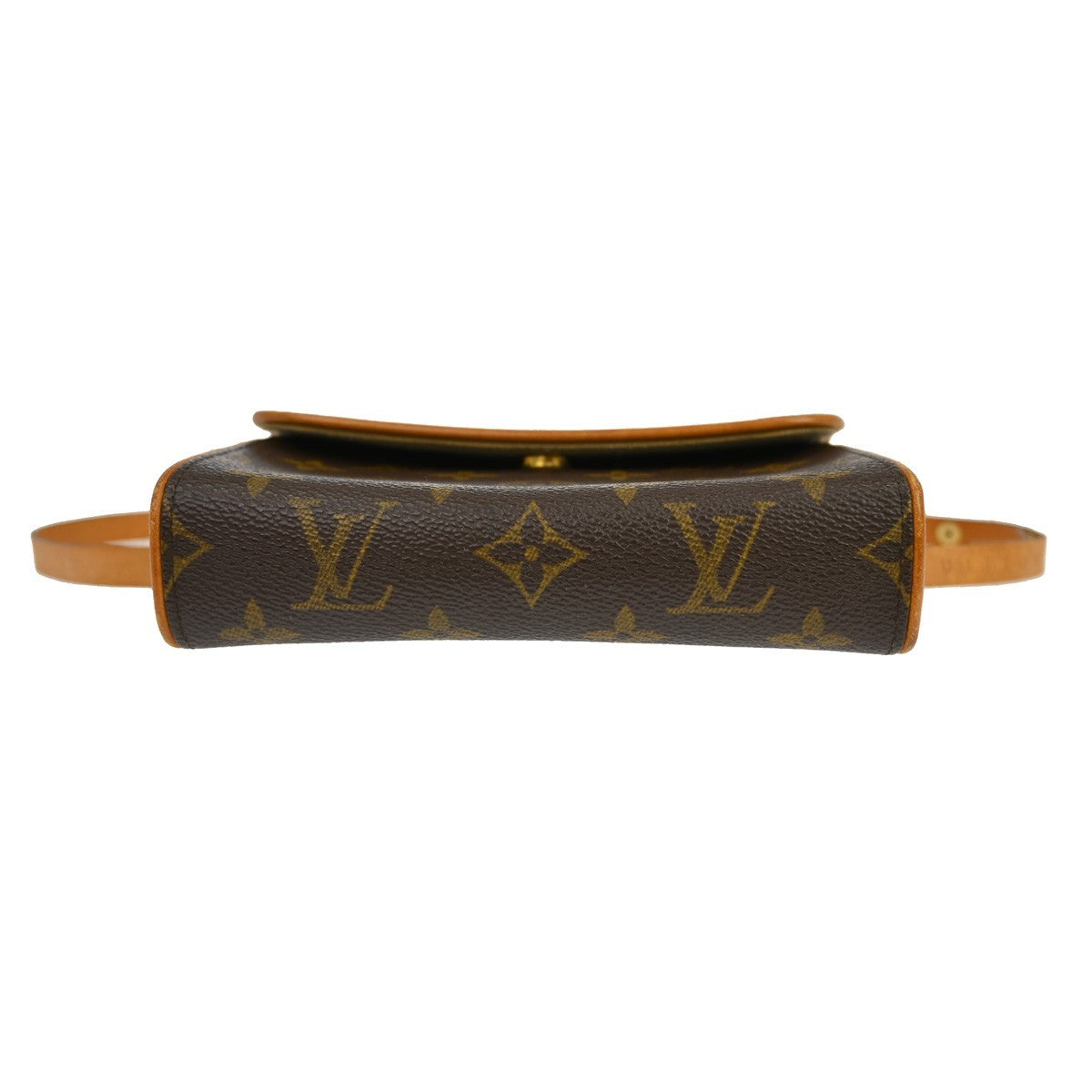 Louis Vuitton Florentine Monogram Brown Canvas Clutche & Pouche Bag (Pre-Owned)