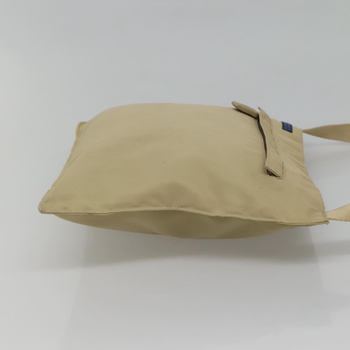 Burberry Blue Label Nylon Beige Nylon Shoulder Bag Bag (Pre-Owned)