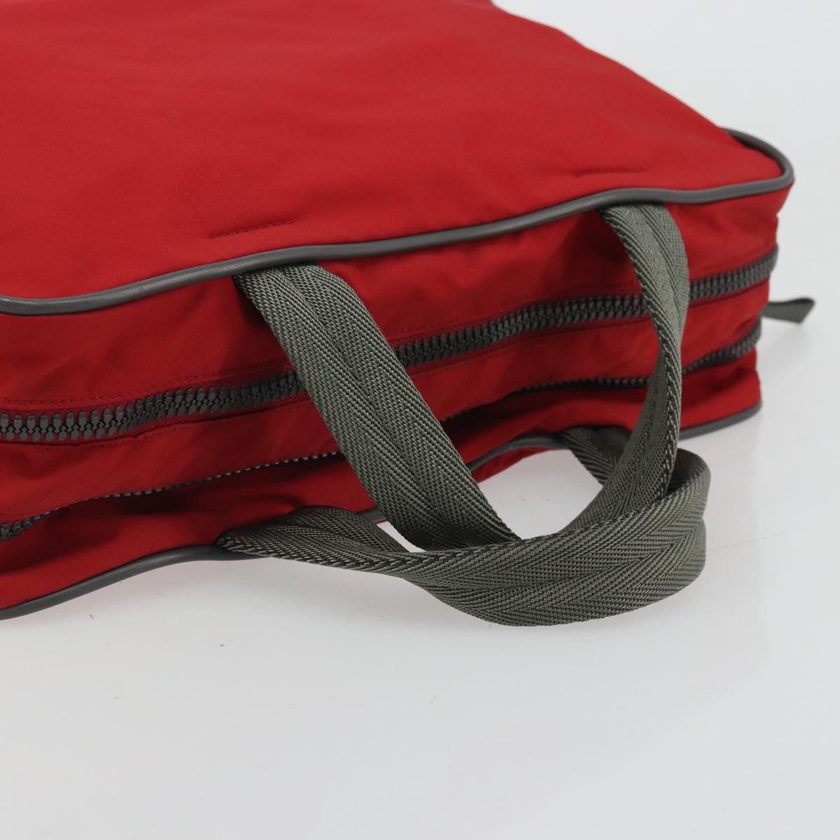 Prada Sport Nylon Red Nylon Tote Bag Bag (Pre-Owned)