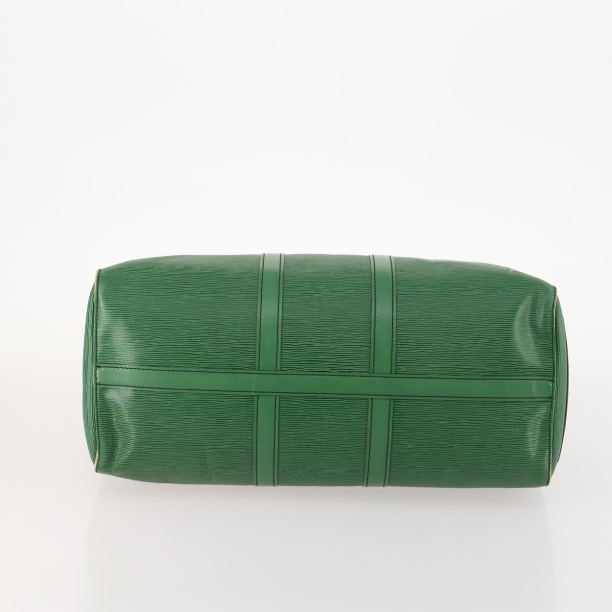 Louis Vuitton Keepall Epi Leather Green Leather Travel Bag Bag (Pre-Owned)