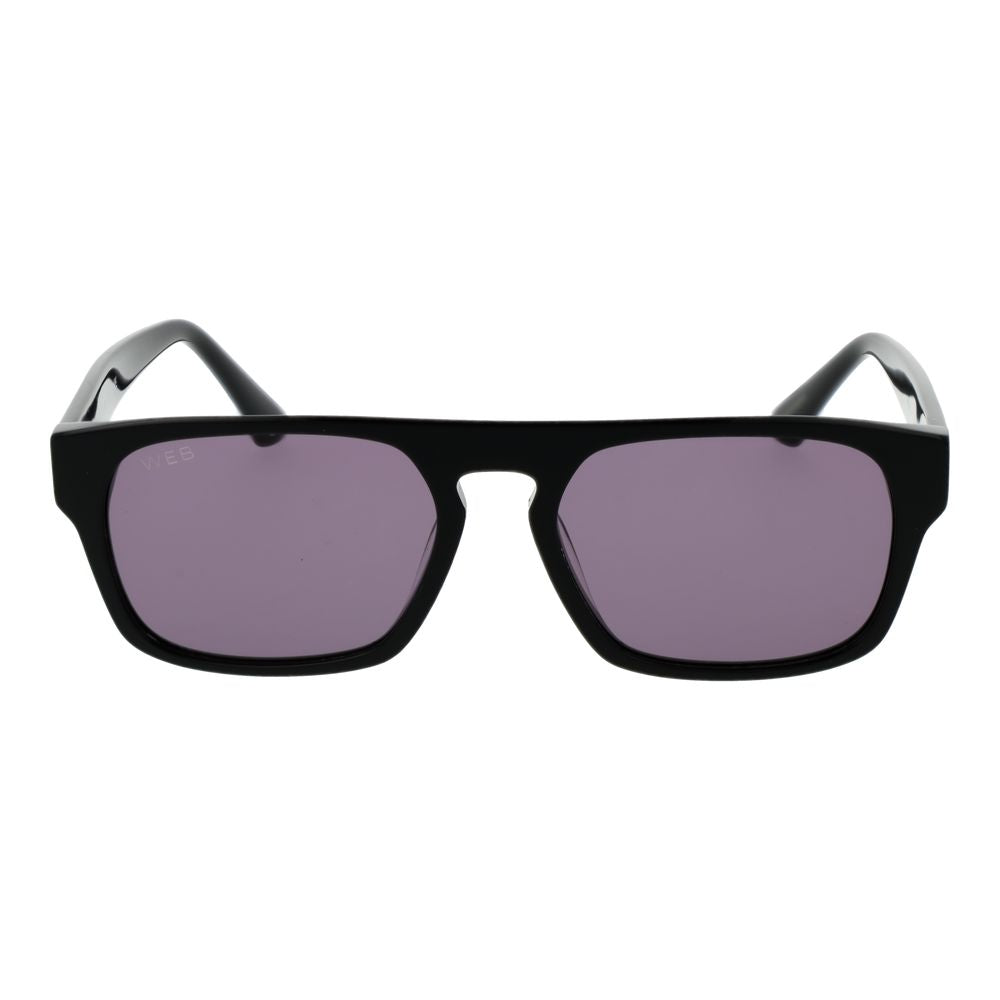 Web Black Acetate  Sunglasses
