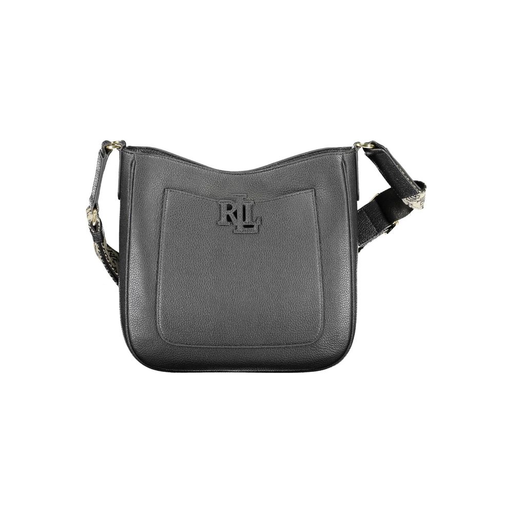 Ralph Lauren Nero Leather Women Shoulder Women's Bag