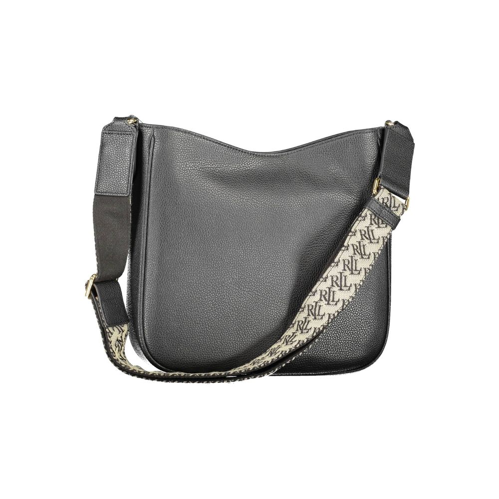 Ralph Lauren Nero Leather Women Shoulder Women's Bag
