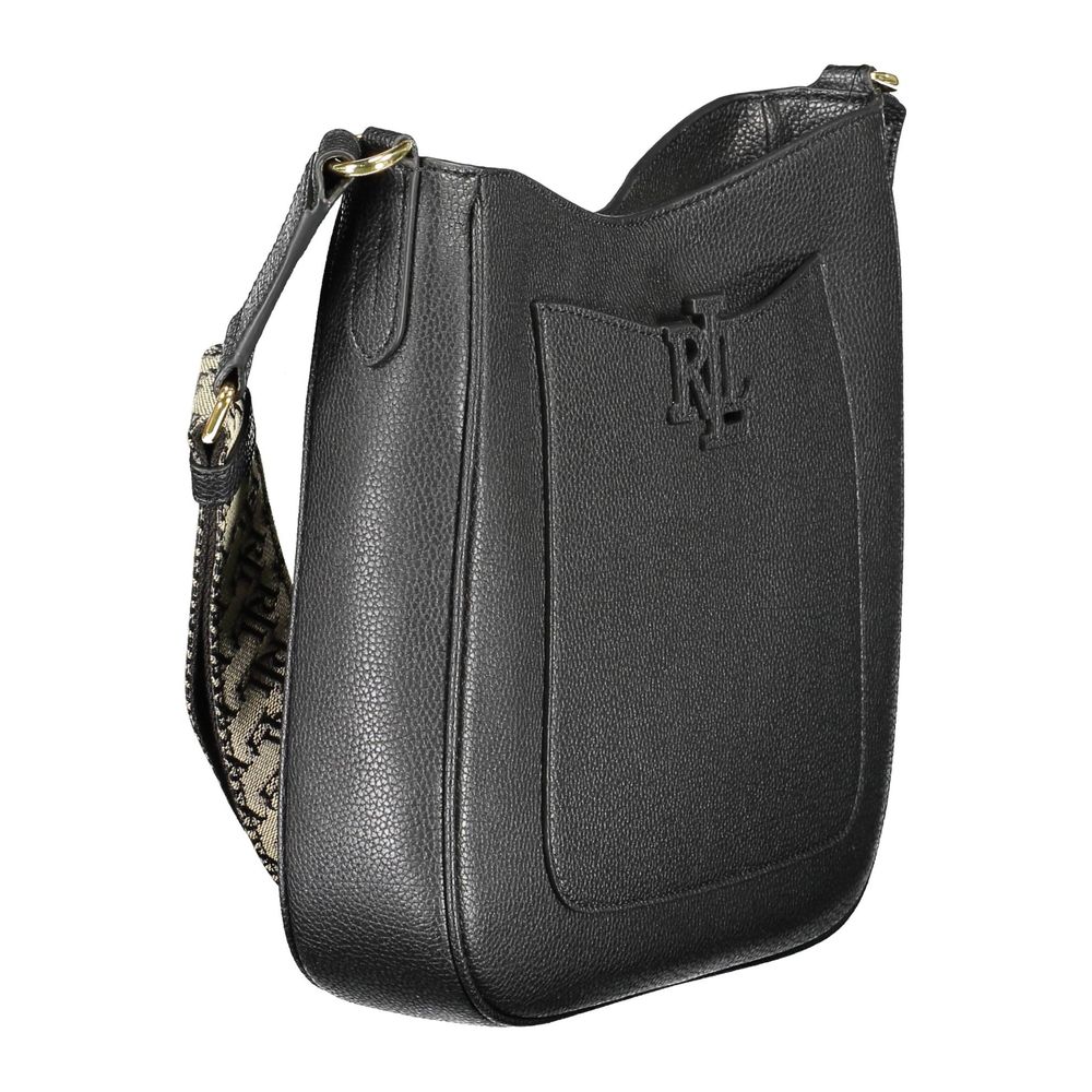 Ralph Lauren Nero Leather Women Shoulder Women's Bag