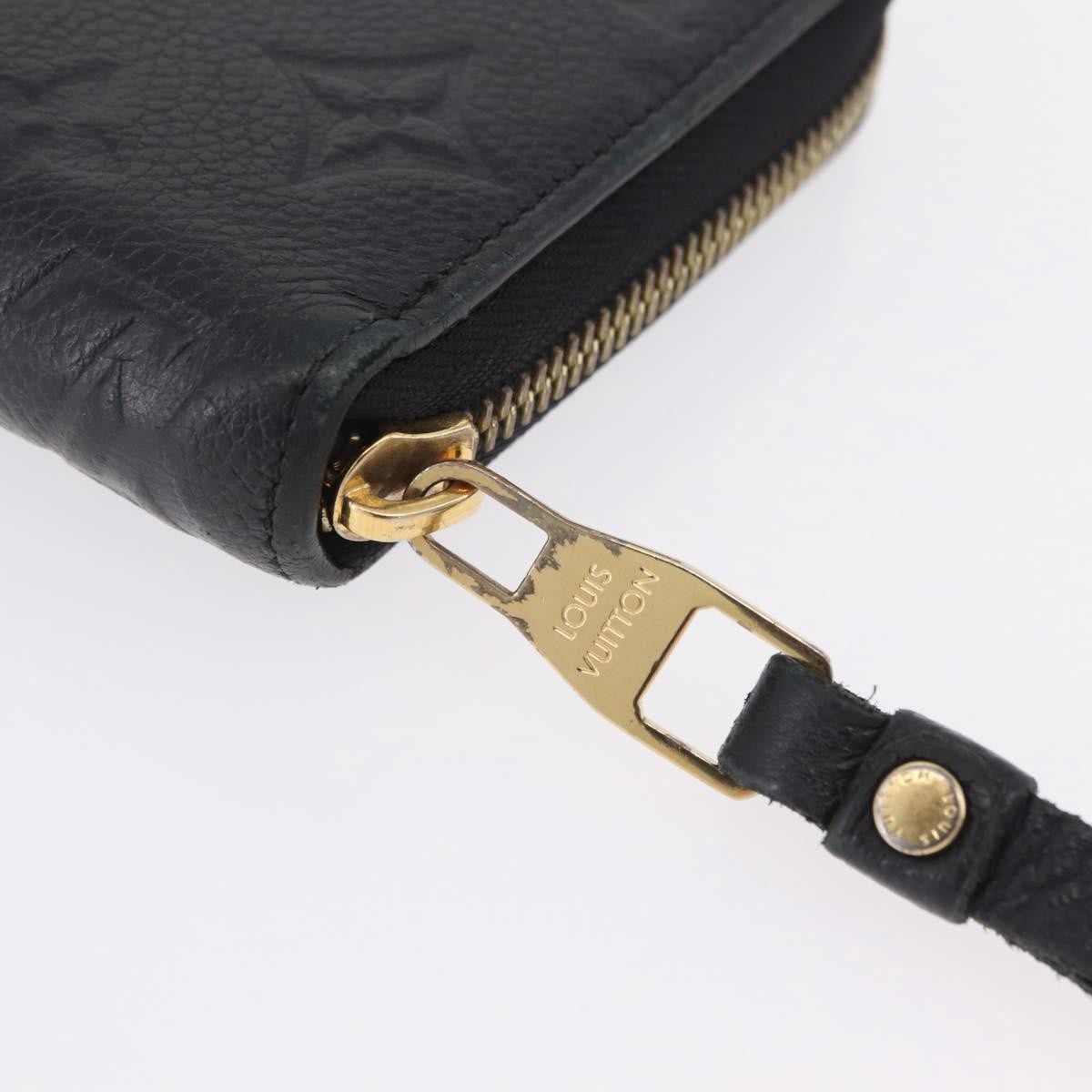 Louis Vuitton Portefeuille Zippy Monogramme Empreinte Monogramme Empreinte Black Leather Wallets Accessory (Pre-Owned)