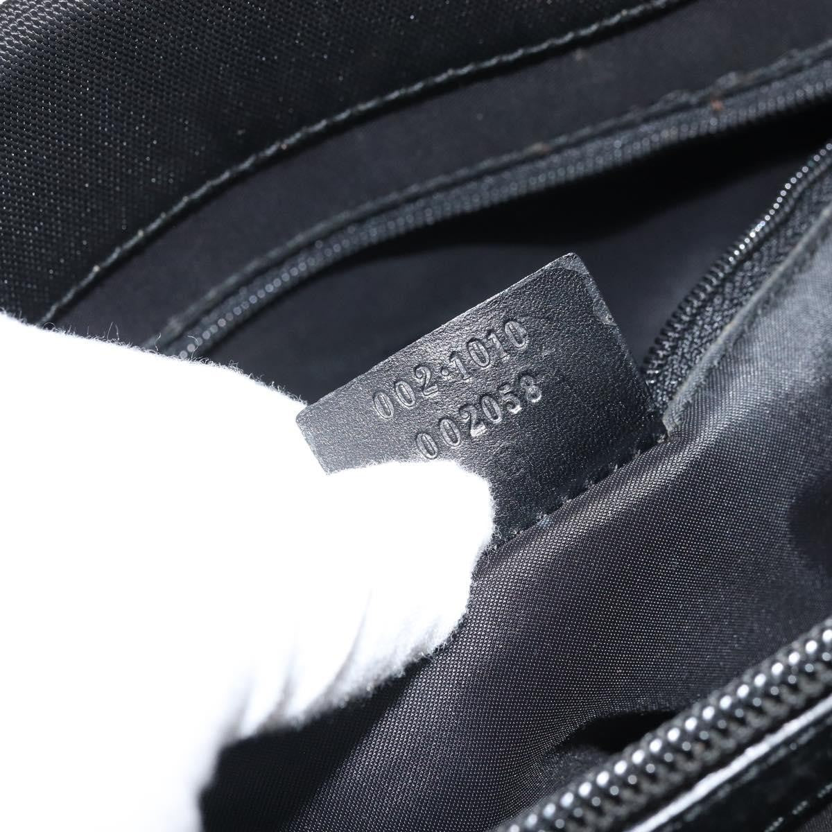 Gucci Bamboo Nylon Black Nylon Tote Bag Bag (Pre-Owned)