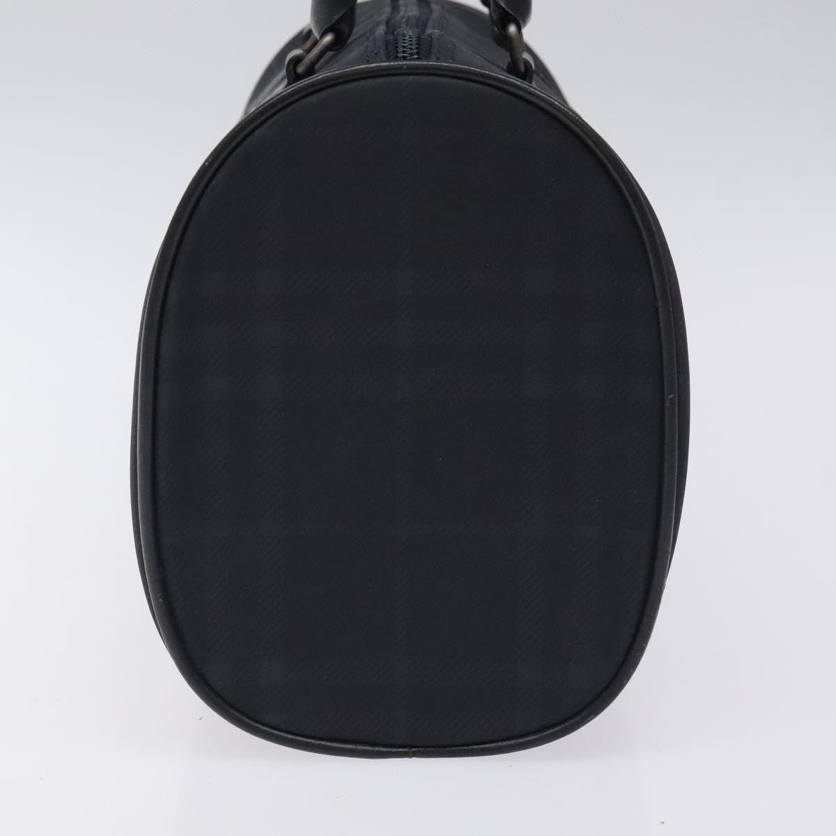 Burberry Nova Check Nova Check Canvas Navy Canvas Handbag (Pre-Owned)