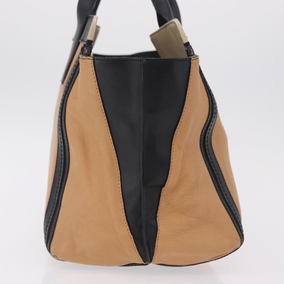 Chloe Alison East West Leather Beige Leather Tote Bag Bag (Pre-Owned)