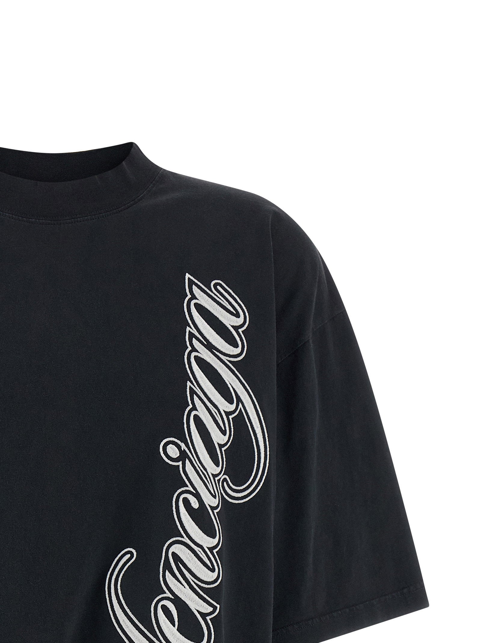 Balenciaga Women's Cursive T-Shirt