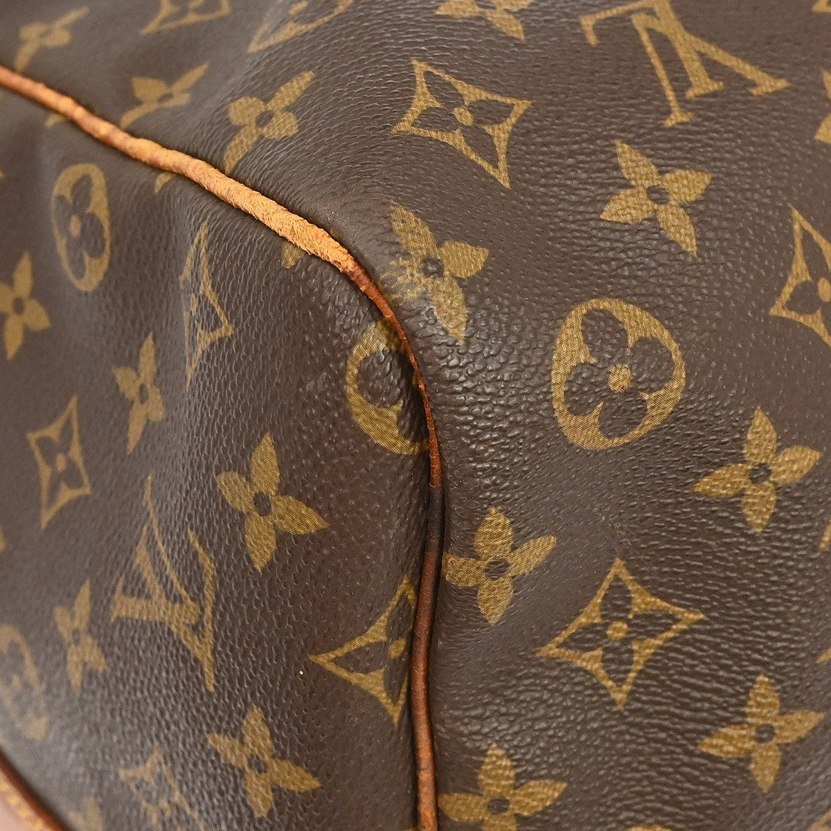Louis Vuitton Keepall Bandouliere Monogram Canvas Brown Canvas Travel Bag Bag (Pre-Owned)