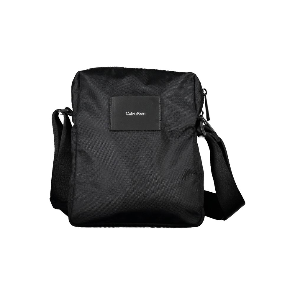 Calvin Klein Black Polyester Men's Shoulder Men's Bag