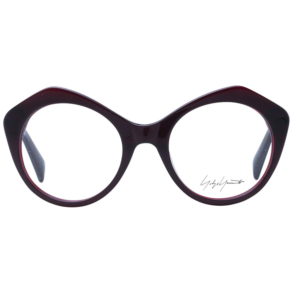 Yohji Yamamoto Burgundy Acetate Glasses  (Frames)