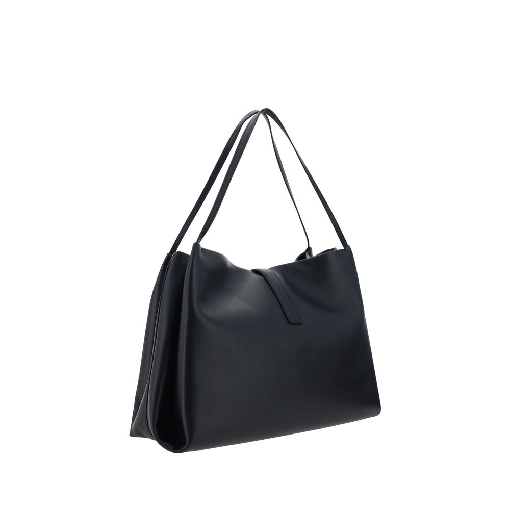 Ferragamo Black Calf Leather Bos Taurus Women's Handbag