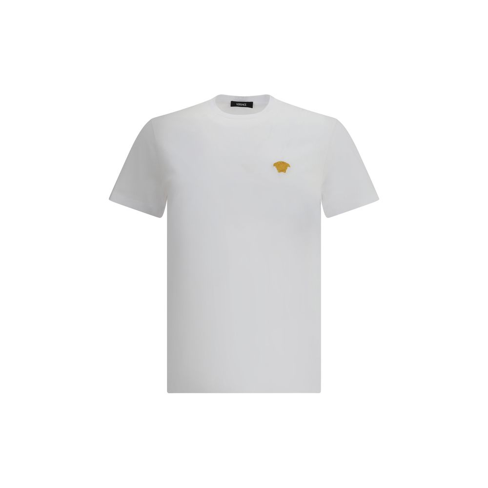 Versace White Cotton Men's T-Shirt