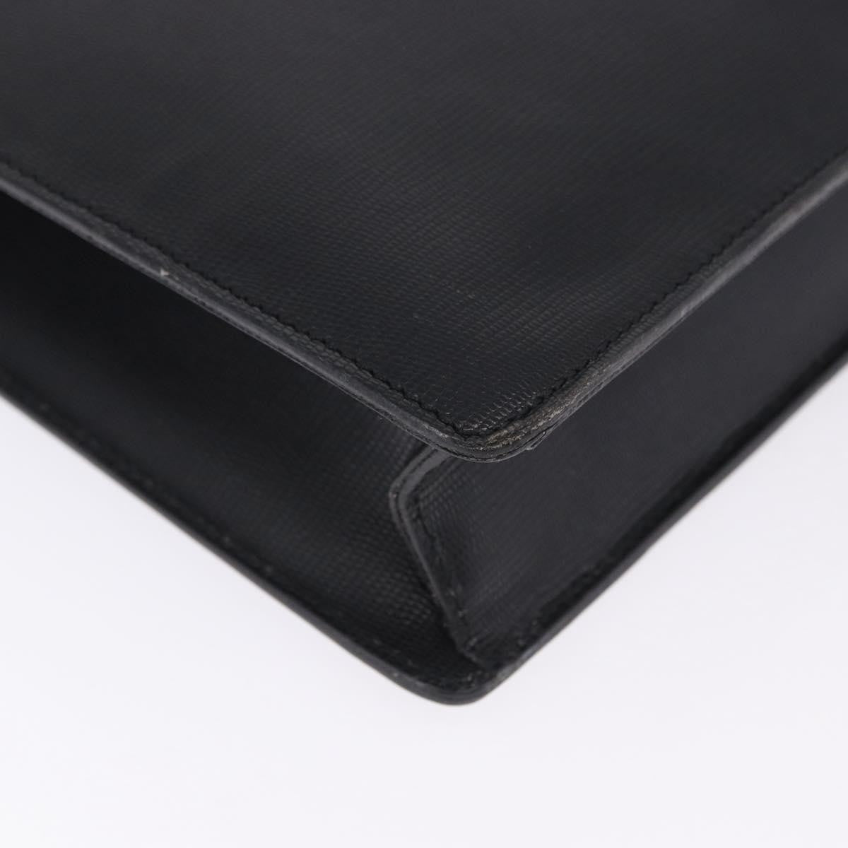 Celine Cartable Business Leather Black Leather Briefcase Bag (Pre-Owned)
