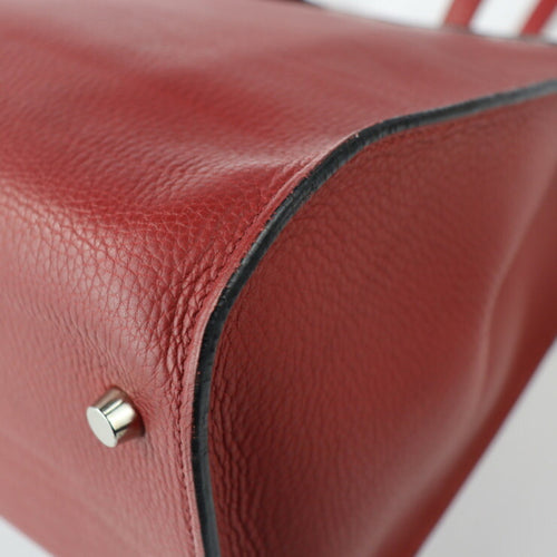 Hermès Museau Brown Leather Travel Bag (Pre-Owned)