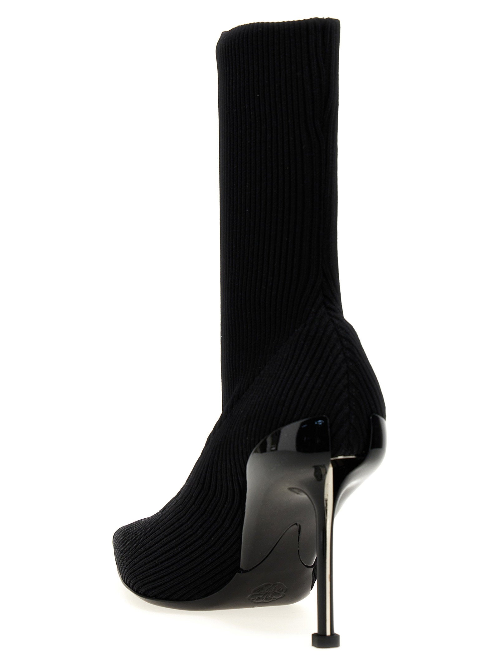 Alexander Mcqueen Women's Slash Ankle Boots