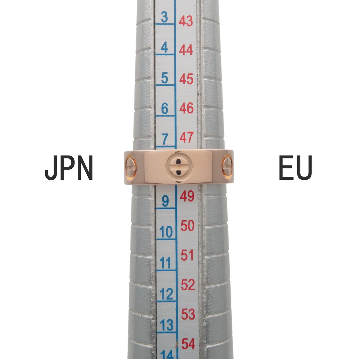 Cartier Love Band 18K Rose Gold Gold Rose_Gold Ring Jewelry (Pre-Owned)