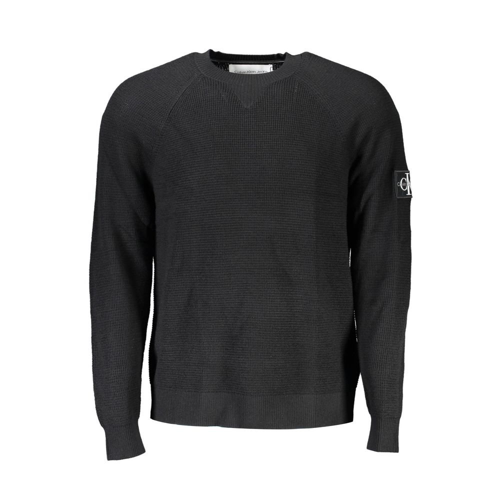Calvin Klein Nero Wool Mens Men's Sweater