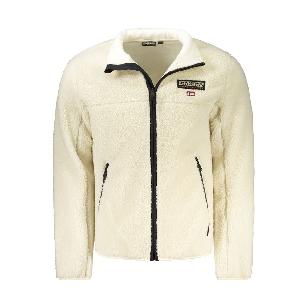 Napapijri Bianco Polyester Men Men's Jacket