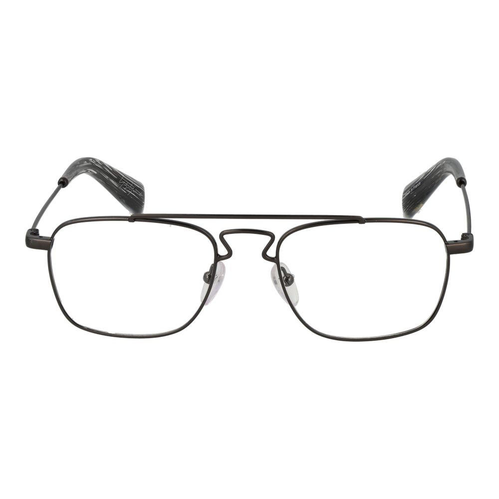 Yohji Yamamoto Gray Metal Glasses Men's (Frames)