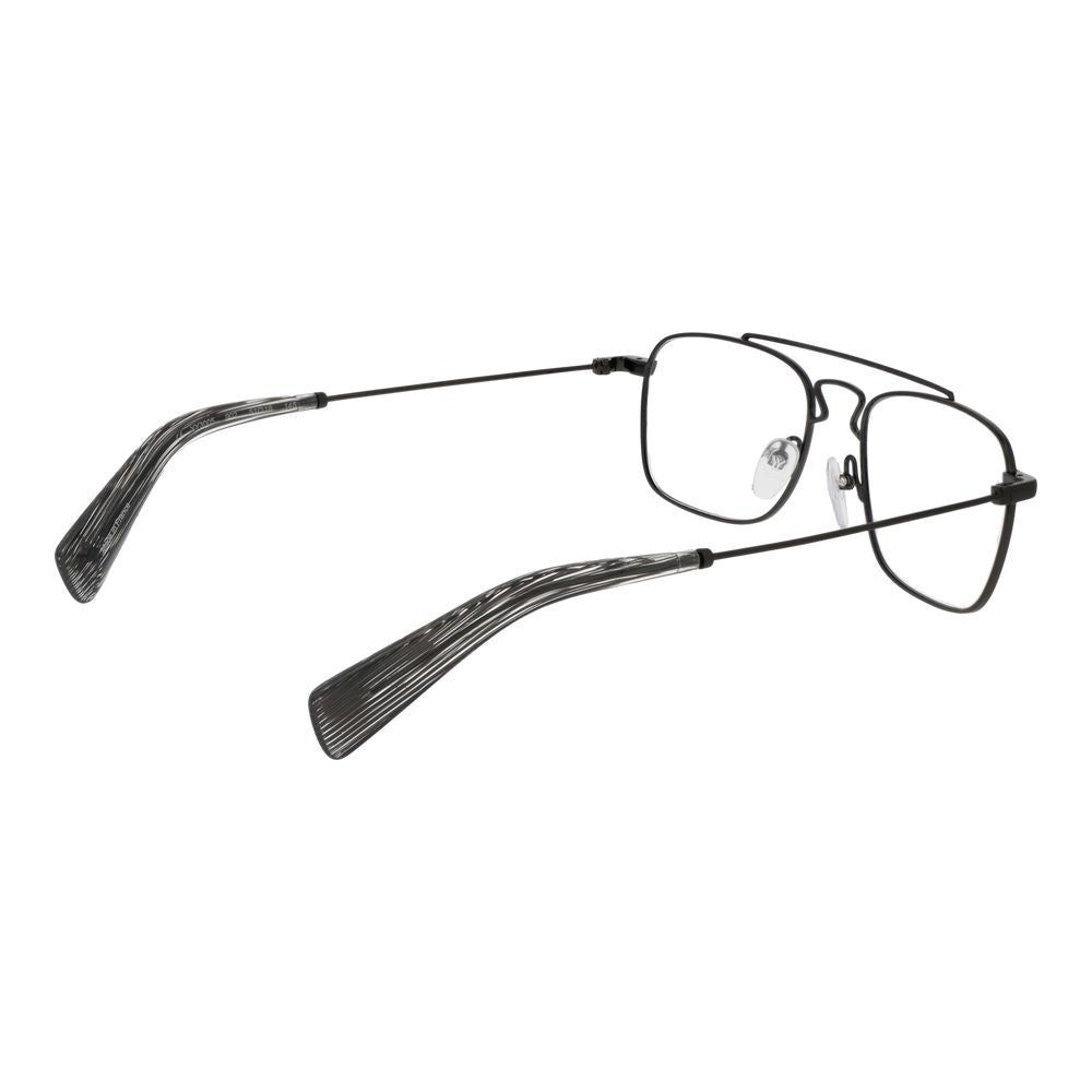Yohji Yamamoto Gray Metal Glasses Men's (Frames)