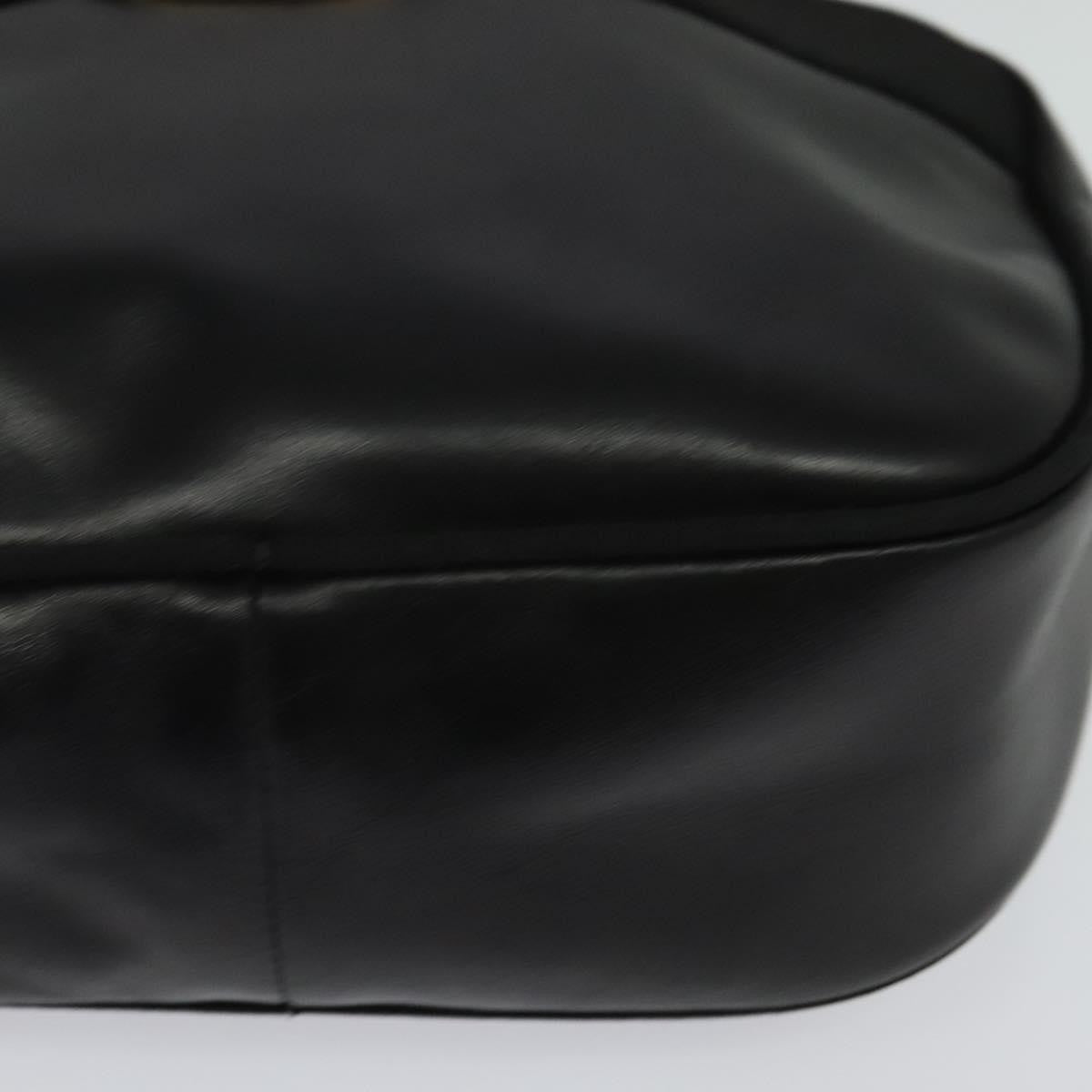 Salvatore Ferragamo Vara Bow Camera Leather Black Leather Shoulder Bag Bag (Pre-Owned)