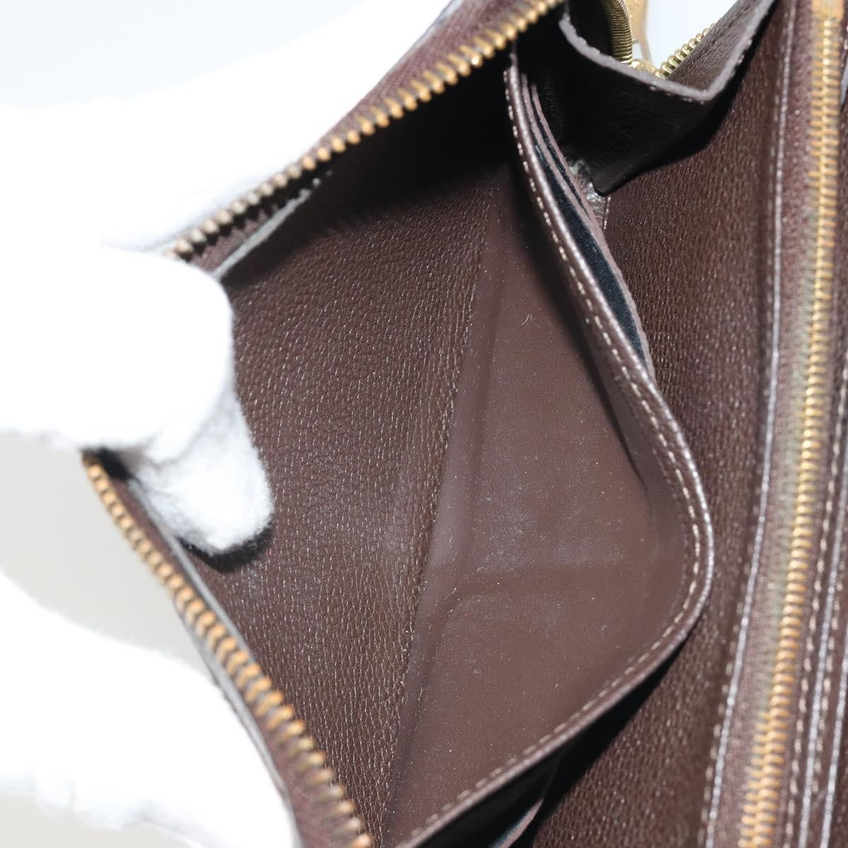 Louis Vuitton Zippy Wallet Nm Leather Empreinte Brown Leather Wallets Accessory (Pre-Owned)