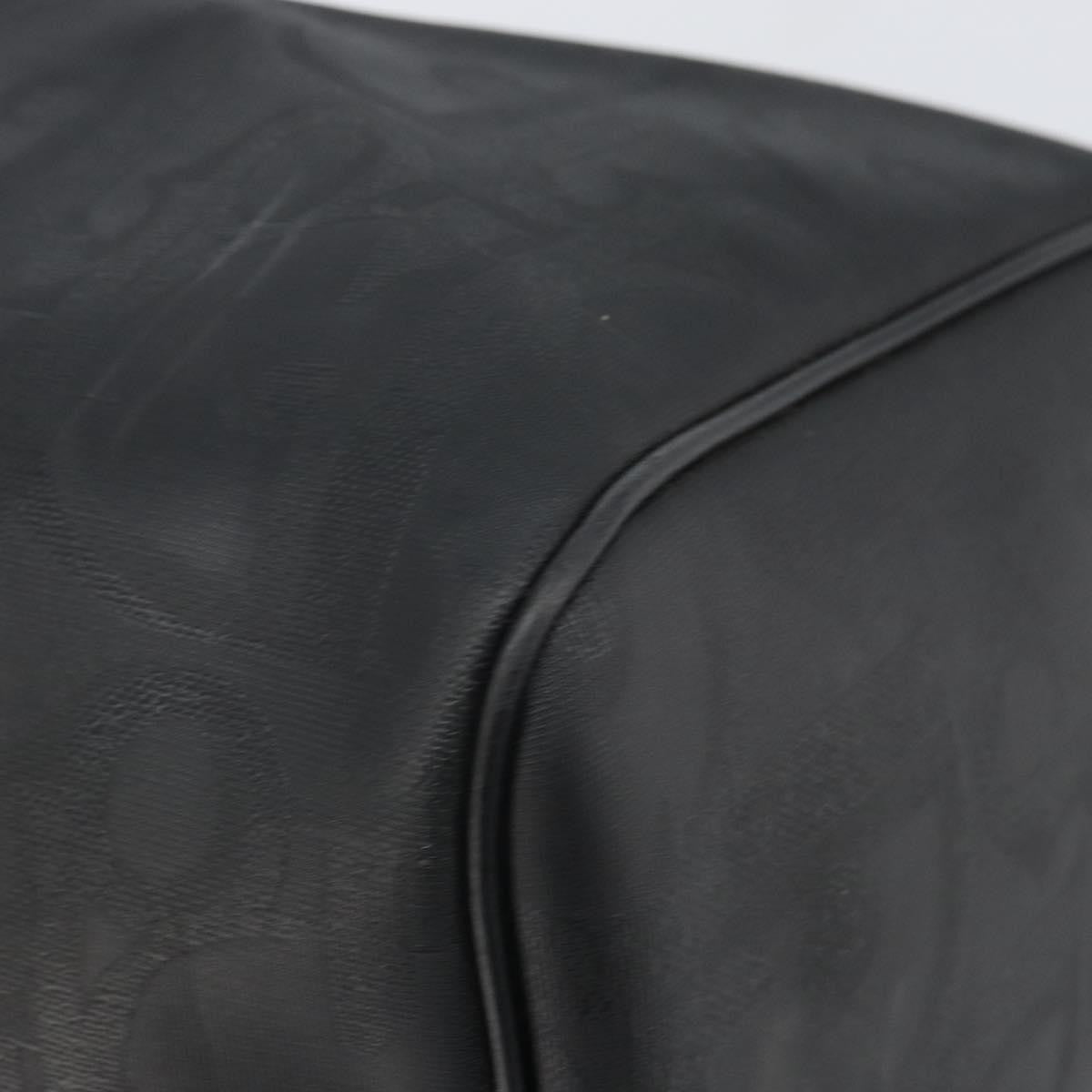 Christian Dior Vintage Trotter Boston Canvas Black Canvas Travel Bag Bag (Pre-Owned)