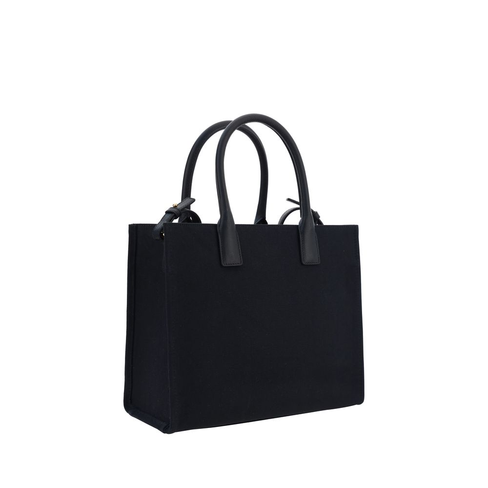Versace Black Cotton Shoulder Women's Bag