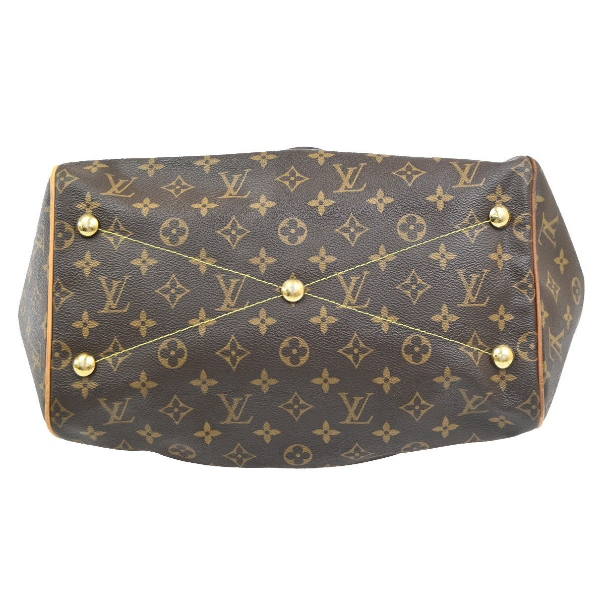 Louis Vuitton Tivoli Monogram Canvas Brown Canvas Handbag (Pre-Owned)
