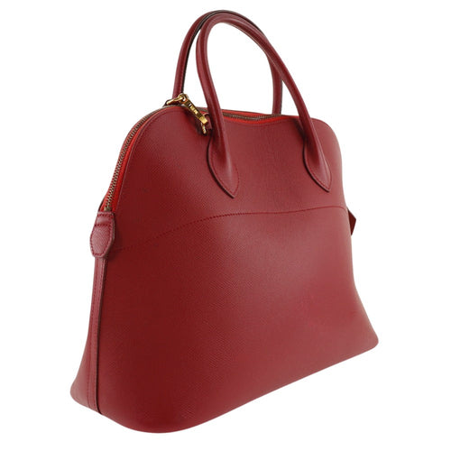 Hermès Bolide Red Leather Handbag (Pre-Owned)