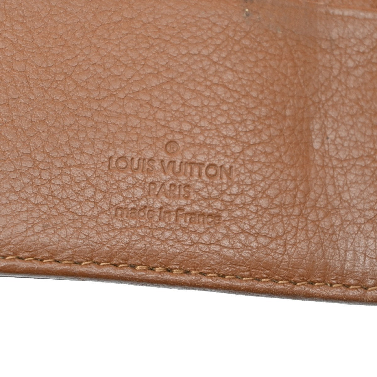 Louis Vuitton Amelia Mahina Leather Brown Leather Wallets Accessory (Pre-Owned)