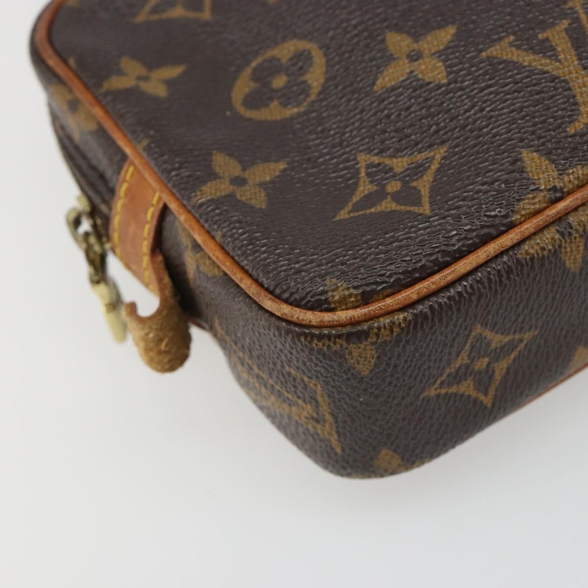 Louis Vuitton Pochette Marly Bandouliere Monogram Canvas Brown Canvas Shoulder Bag Bag (Pre-Owned)