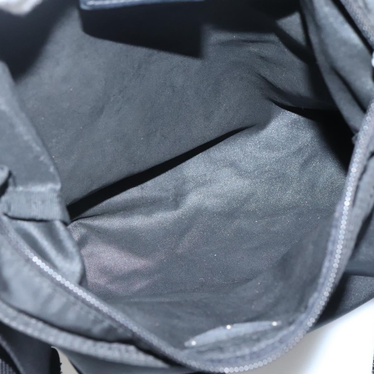 Prada Flat Messenger Tessuto Black Nylon Shoulder Bag Bag (Pre-Owned)