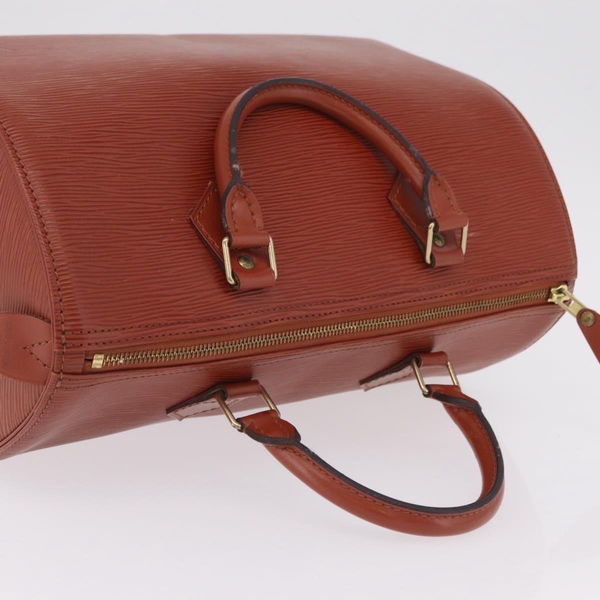Louis Vuitton Speedy Epi Leather Brown Leather Handbag (Pre-Owned)