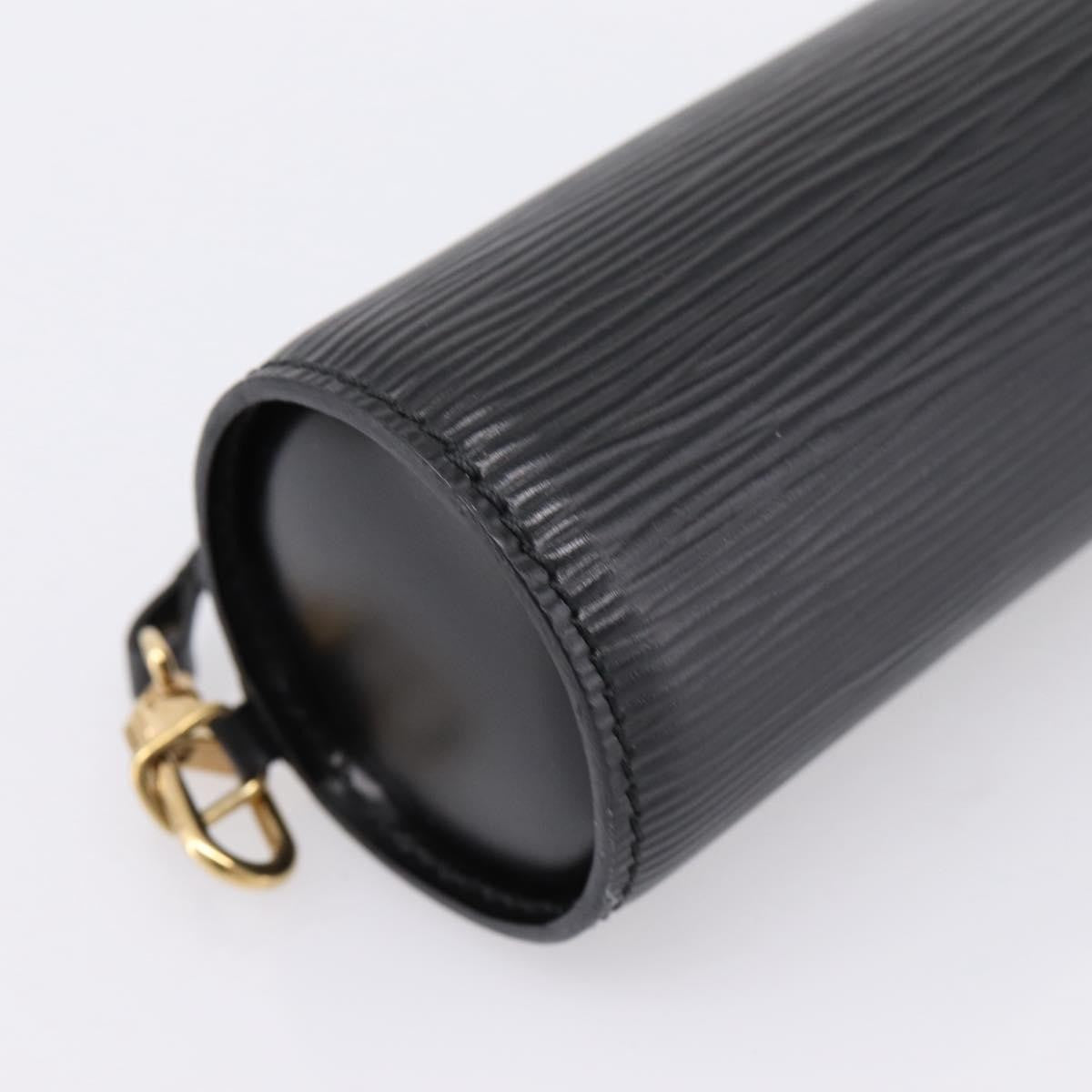 Louis Vuitton Soufflot Pochette Epi Leather Black Leather Clutche & Pouche Bag (Pre-Owned)