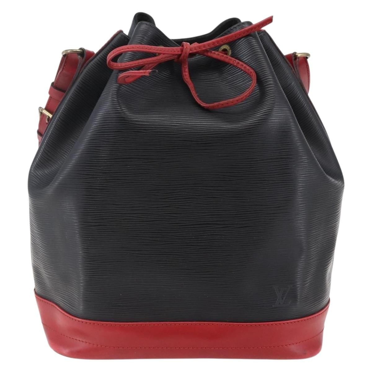 Louis Vuitton Bicolor Noe Epi Leather Black Leather Bag (Pre-Owned)