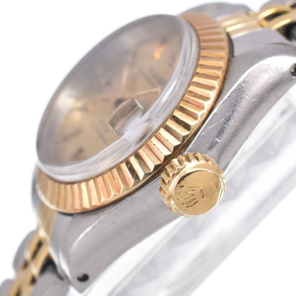 Tudor Princess Oyster Date Automatic Stainless Steel And 18K Yellow Gold Watch (Pre-Owned)