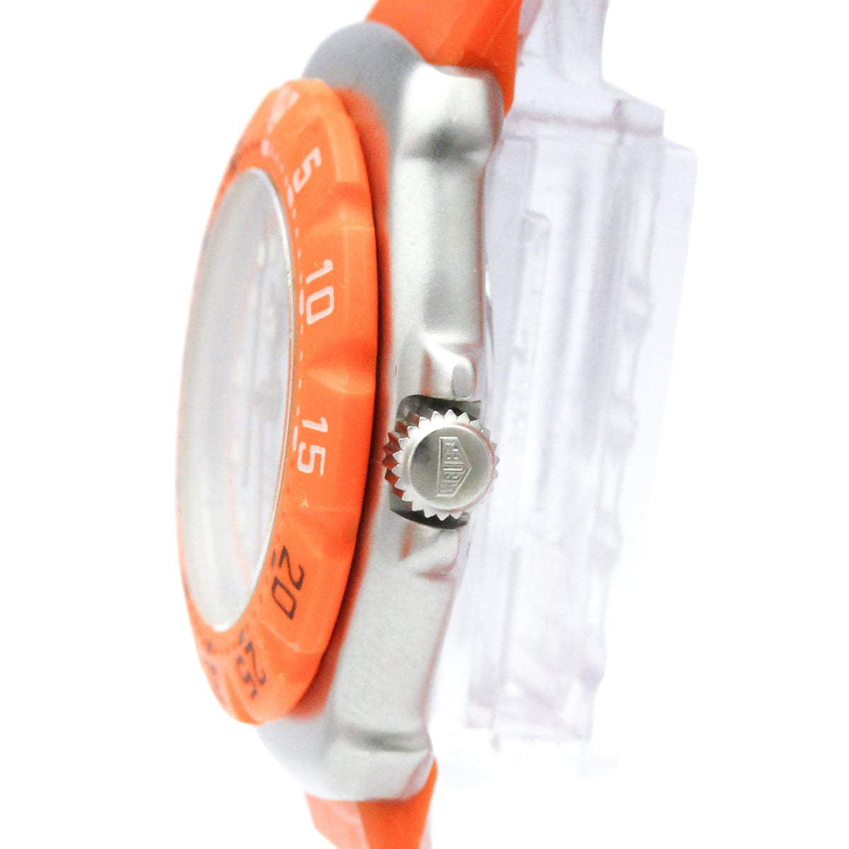 Tag Heuer Formula 1 Lady Stainless Steel And Rubber Watch (Pre-Owned)