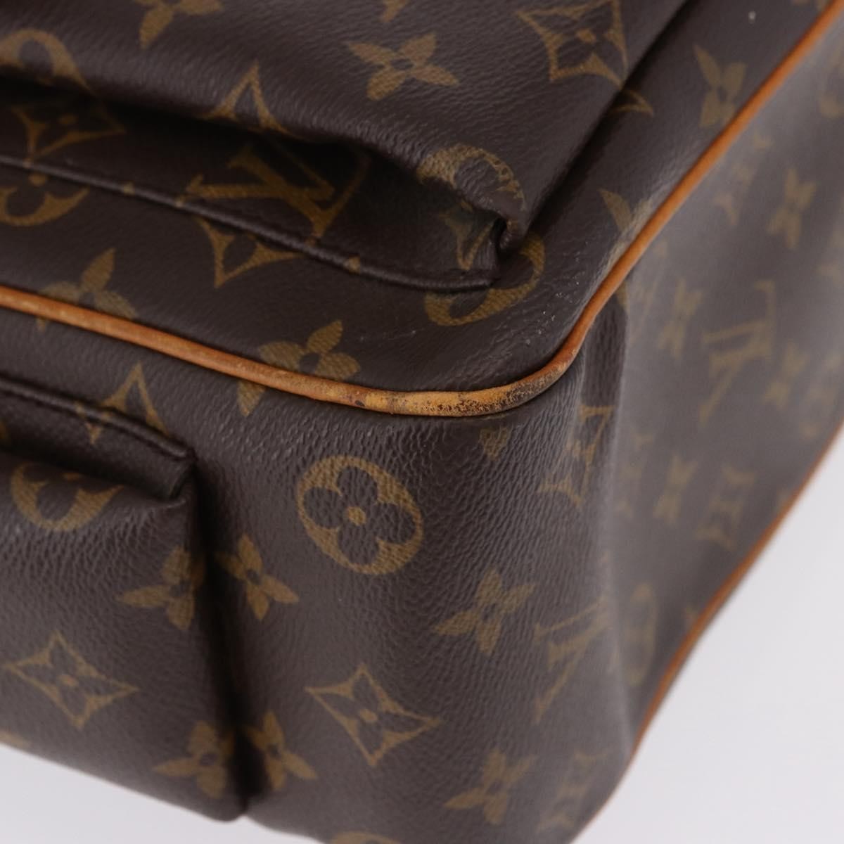 Louis Vuitton Multipli Cite Monogram Canvas Brown Canvas Shoulder Bag Bag (Pre-Owned)