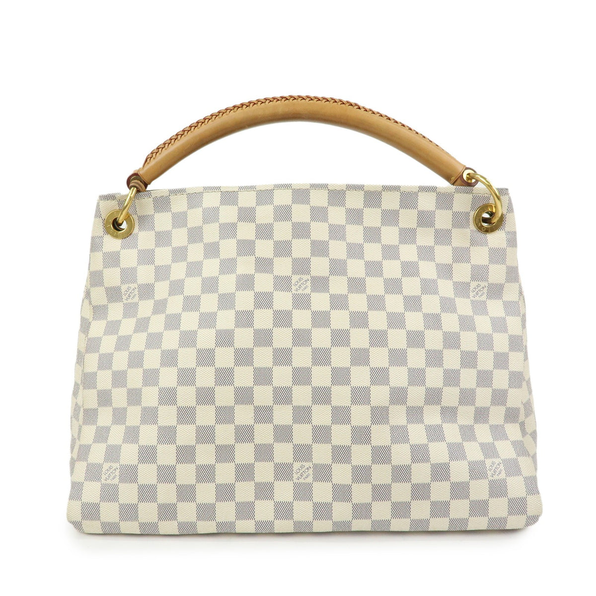 Louis Vuitton Artsy Damier White Canvas Handbag (Pre-Owned)