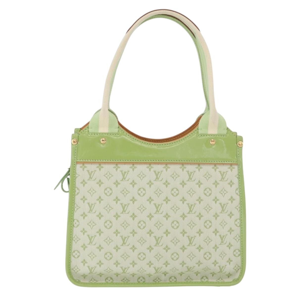 Louis Vuitton Kathleen Mini Lin Green Canvas Tote Bag Bag (Pre-Owned)