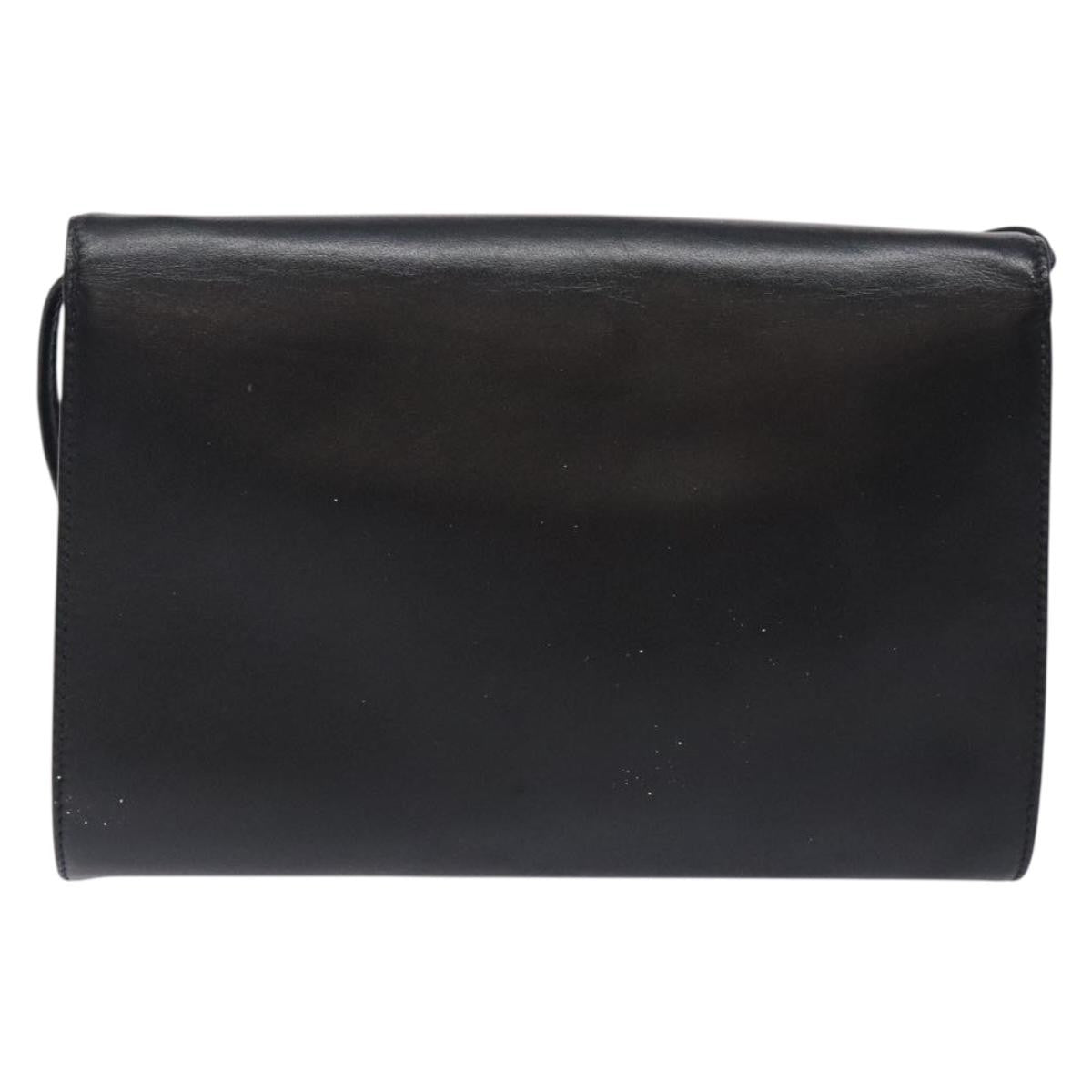 Givenchy Vintage 4G Leather Black Leather Shoulder Bag Bag (Pre-Owned)